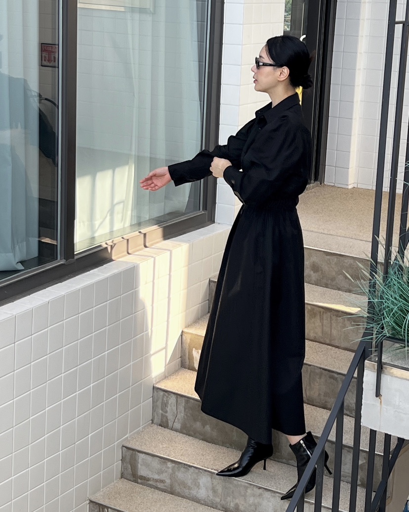 VERNI韓國直郵㊣女士新品25秋冬推薦職業真品休閑熱賣連衣裙VERNI連衣裙