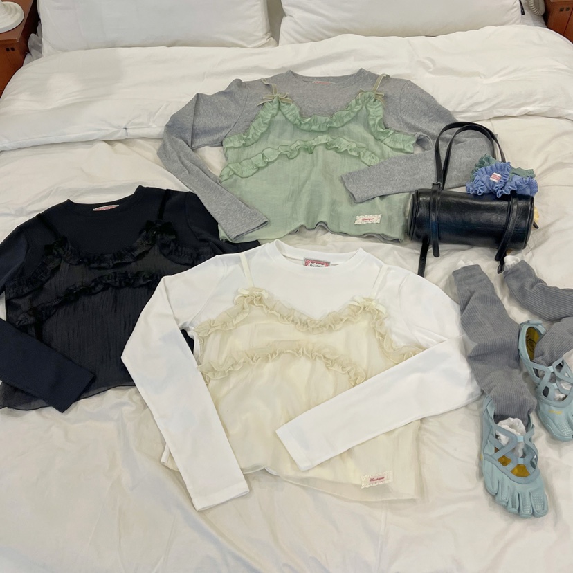 BOUTIQUE-L東大門㊣直郵女士新品職業人氣熱賣時尚長袖T恤BOUTIQUE-L長袖T恤