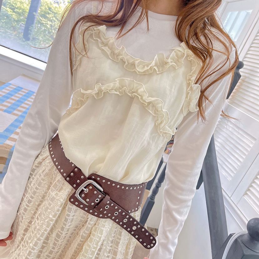 BOUTIQUE-L東大門㊣直郵女士新品職業人氣熱賣時尚長袖T恤BOUTIQUE-L長袖T恤圖色3