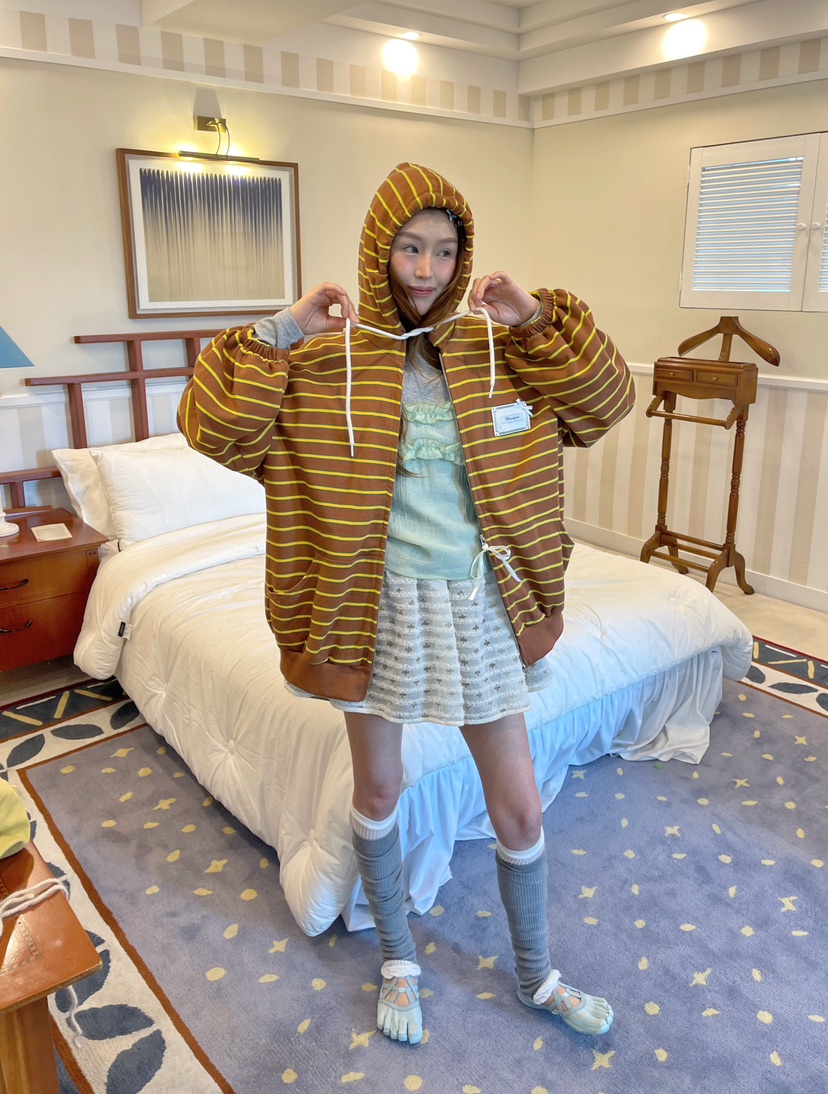 BOUTIQUE-L韓國代購㊣女裝新款休閑25秋冬推薦時尚熱賣夾克BOUTIQUE-L夾克