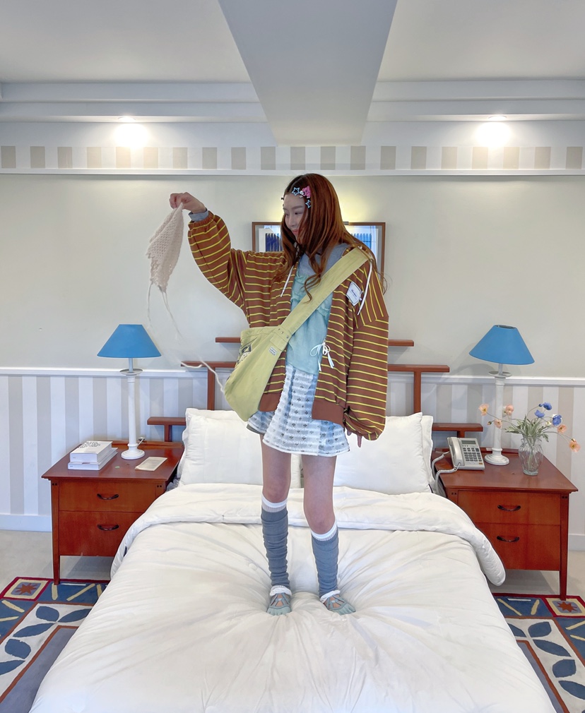 BOUTIQUE-L韓國代購㊣女裝新款休閑25秋冬推薦時尚熱賣夾克BOUTIQUE-L夾克圖色2