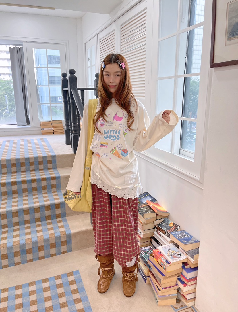 BOUTIQUE-L韓國直郵㊣女裝新品休閑職業熱賣25秋冬長袖T恤BOUTIQUE-L長袖T恤