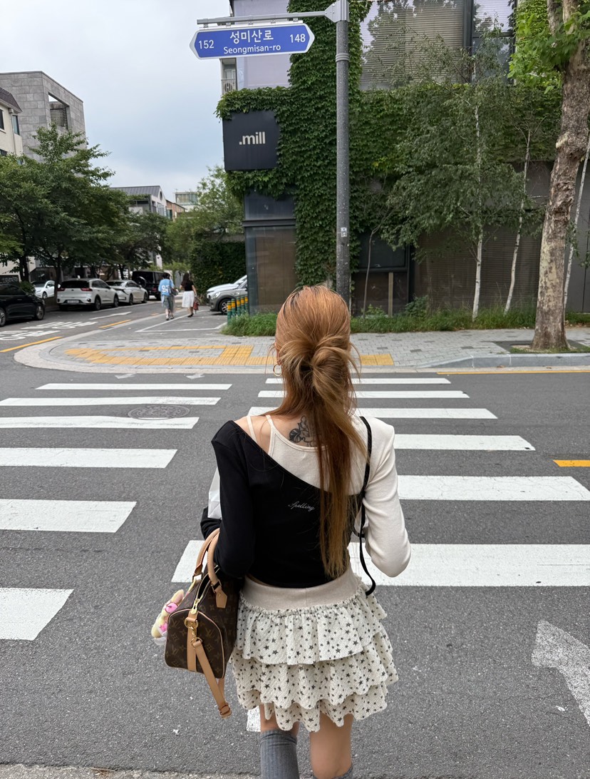 ZEROZERO韓國代購㊣女裝新款推薦25秋冬時尚真品職業長袖T恤ZEROZERO長袖T恤