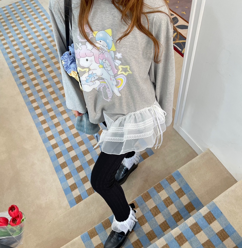 BOUTIQUE-L韓國直郵㊣女士新款職業人氣時尚熱賣休閑長袖T恤BOUTIQUE-L長袖T恤