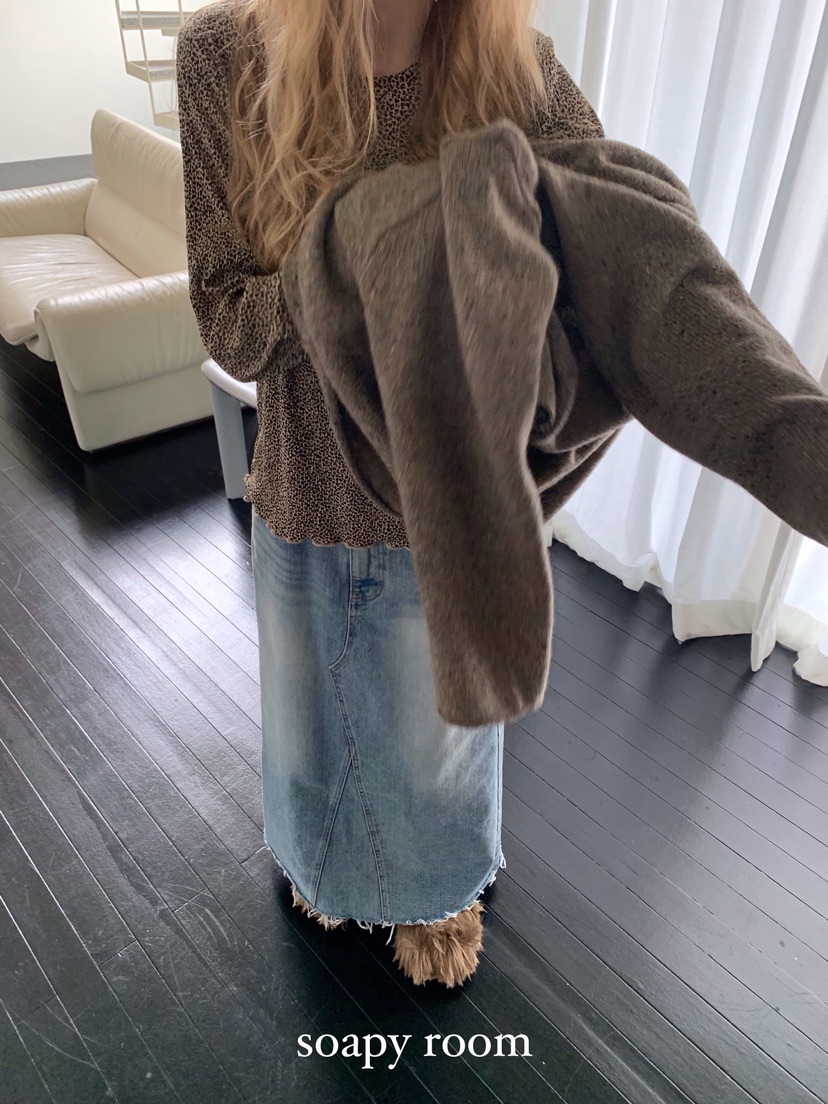 SOAPYROOM東大門㊣代購女士新款人氣職業推薦時尚25秋冬長裙SOAPYROOM長裙