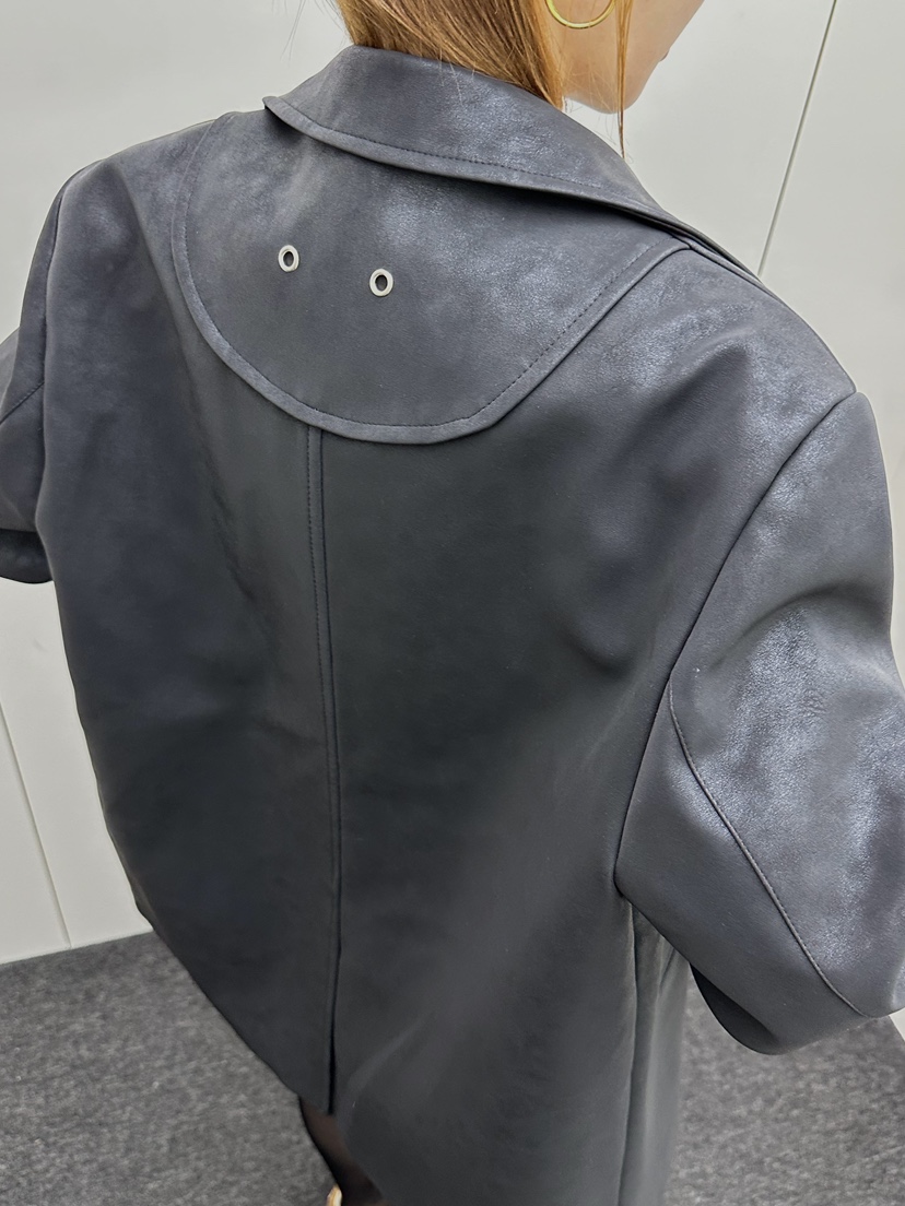 ZEROZERO東大門㊣實拍女裝新品推薦時尚25秋冬熱賣夾克絨面革ZEROZERO夾克