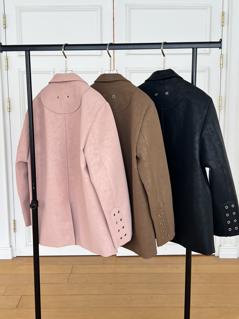ZEROZERO東大門㊣實拍女裝新品推薦時尚25秋冬熱賣夾克絨面革ZEROZERO夾克