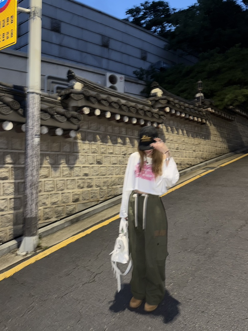 ZEROZERO東大門㊣代購女士新品時尚職業熱賣休閑褲工裝褲格紋ZEROZERO休閑褲