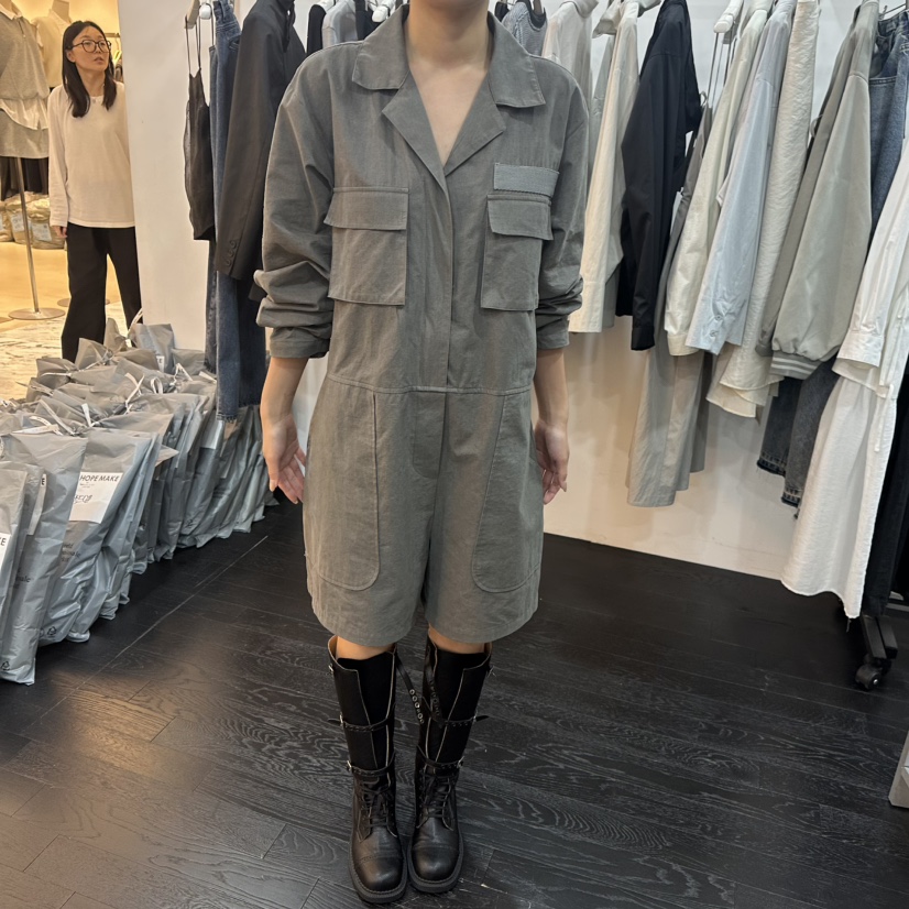 AIME HOPE MAKE東大門㊣代購女裝新款人氣職業25秋冬連體褲AIME HOPE MAKE連體褲