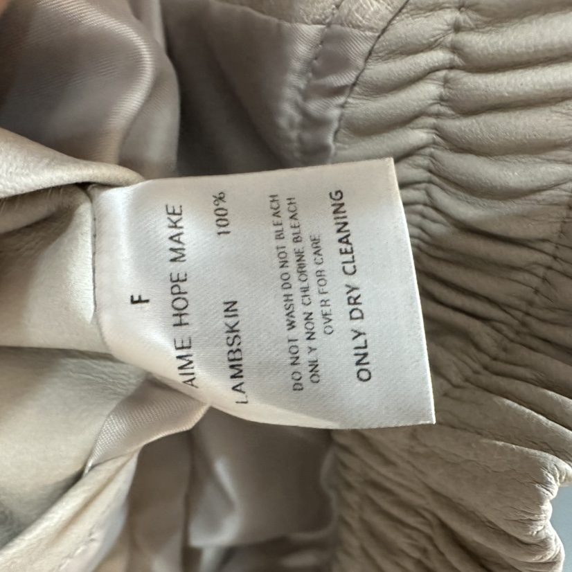 AIME HOPE MAKE東大門㊣代購女裝新品人氣真品熱賣推薦皮衣AIME HOPE MAKE皮衣
