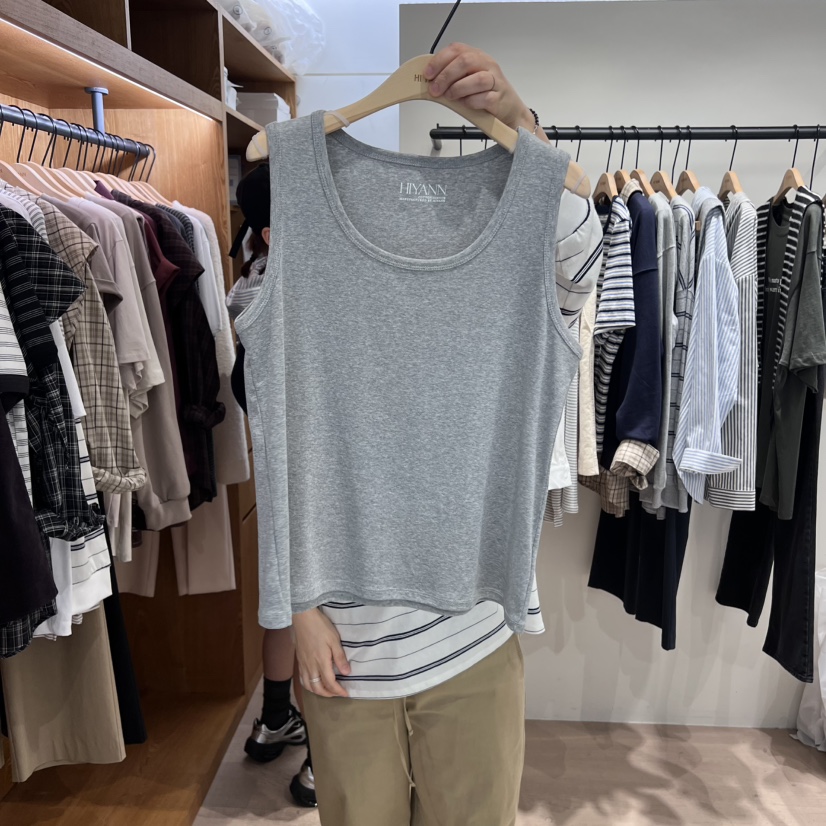 HI YANN東大門㊣代購女士新款真品職業25秋冬人氣吊帶背心HI YANN吊帶/背心圖色2