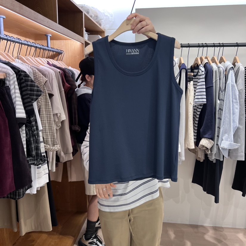 HI YANN東大門㊣代購女士新款真品職業25秋冬人氣吊帶背心HI YANN吊帶/背心圖色3