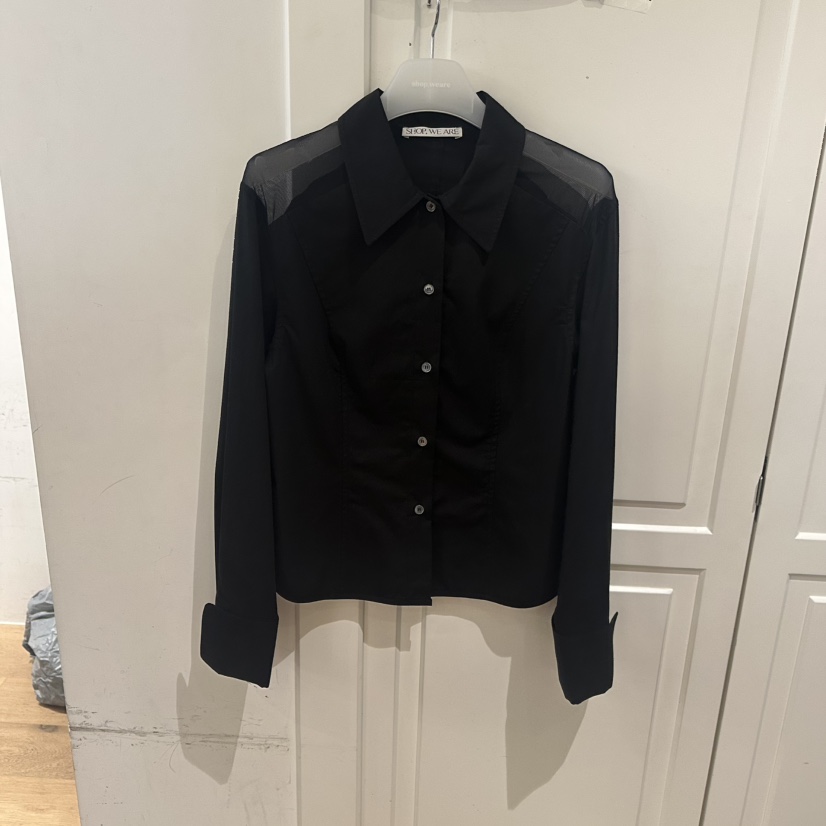 WE ARE/WELOVER韓國代購㊣女裝新款25秋冬職業襯衫蕾絲衫SHOP_WE ARE襯衫/蕾絲衫圖色2