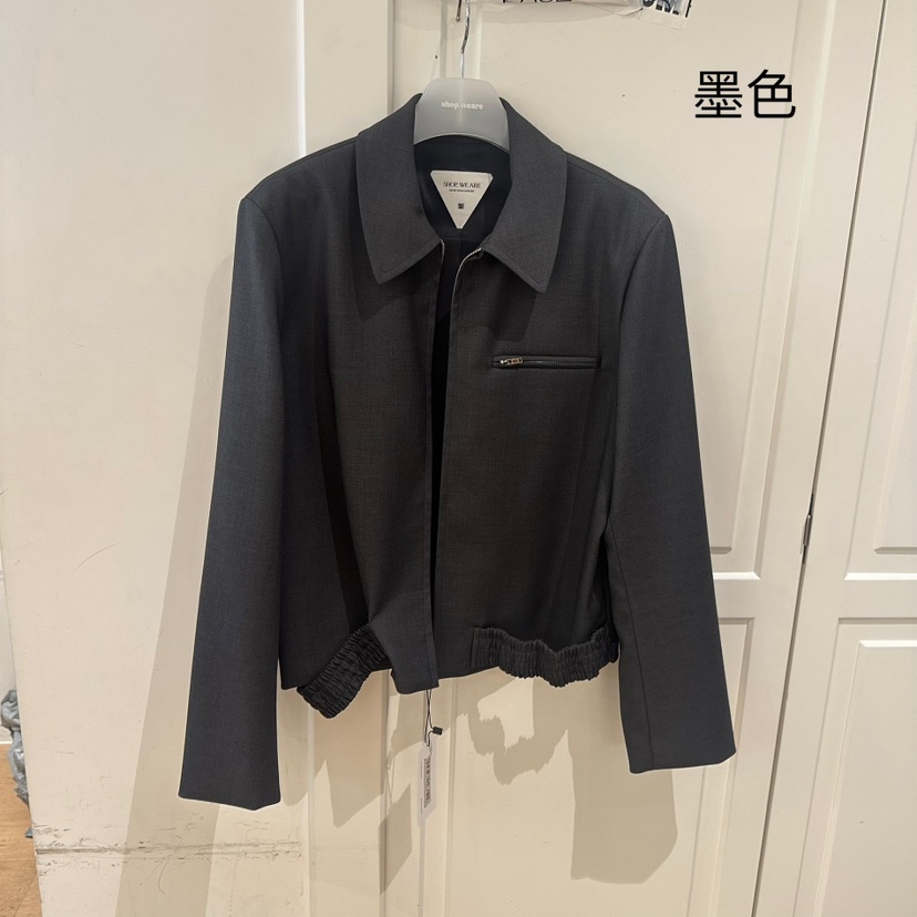 WE ARE/WELOVER韓國直郵㊣女裝新品職業推薦休閑時尚夾克SHOP_WE ARE夾克圖色1