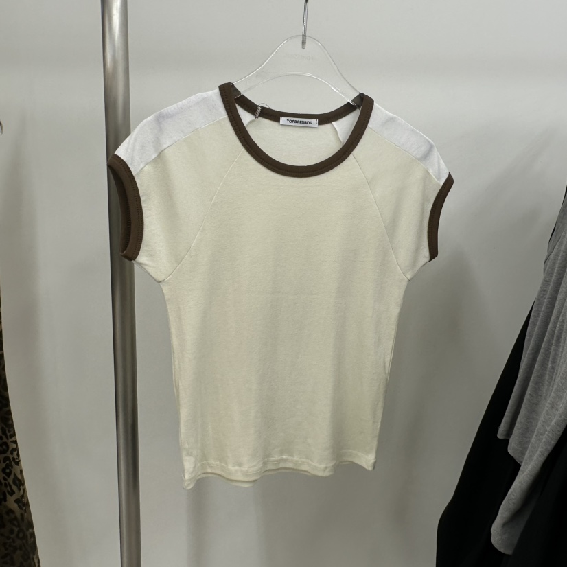 TOPDRESSING韓國直郵㊣女士新款休閑25秋冬人氣真品推薦T恤TOPDRESSINGT恤圖色1
