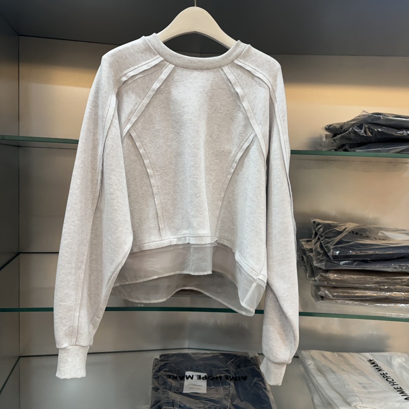 AIME HOPE MAKE韓國代購㊣女裝新品職業人氣真品推薦衛衣AIME HOPE MAKE衛衣圖色1