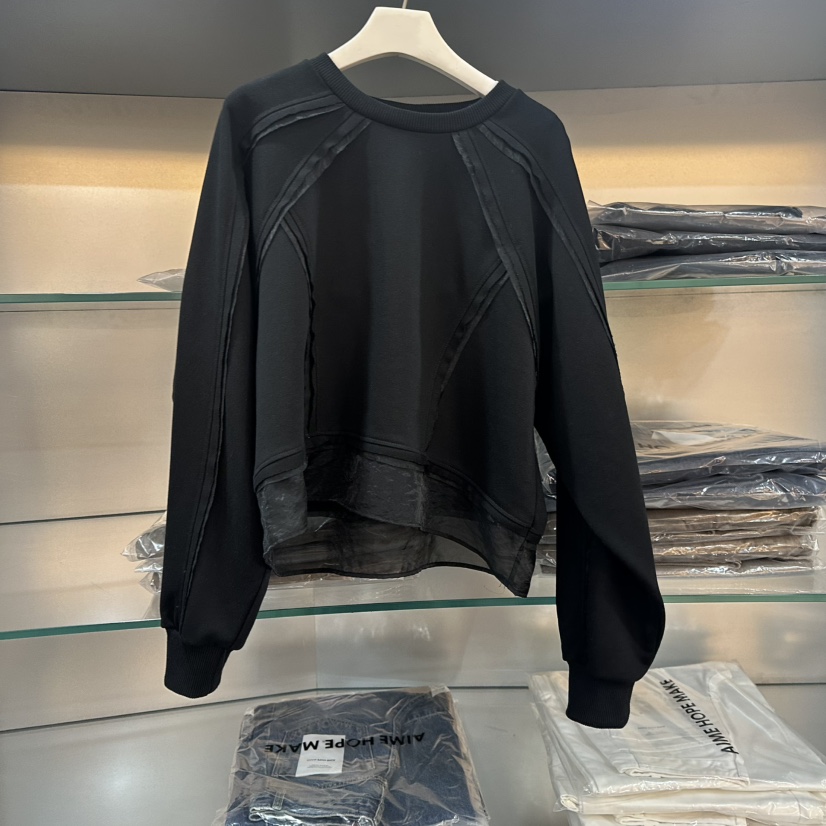AIME HOPE MAKE韓國代購㊣女裝新品職業人氣真品推薦衛衣AIME HOPE MAKE衛衣圖色3