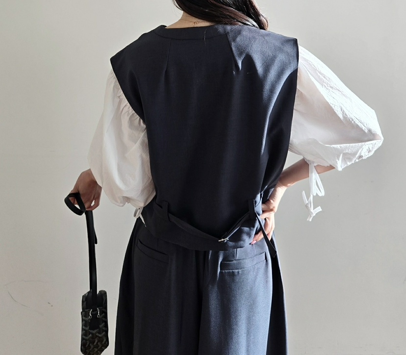 YESFREE東大門㊣代購女裝新品推薦25秋冬真品人氣馬甲不含內搭YESFREE馬甲