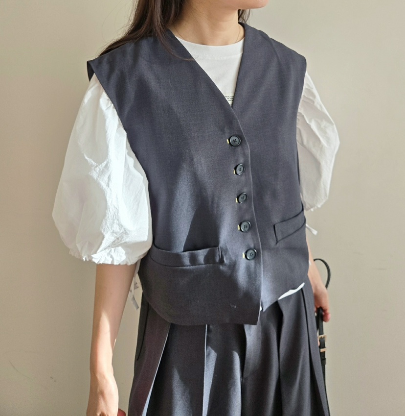 YESFREE東大門㊣代購女裝新品推薦25秋冬真品人氣馬甲不含內搭YESFREE馬甲