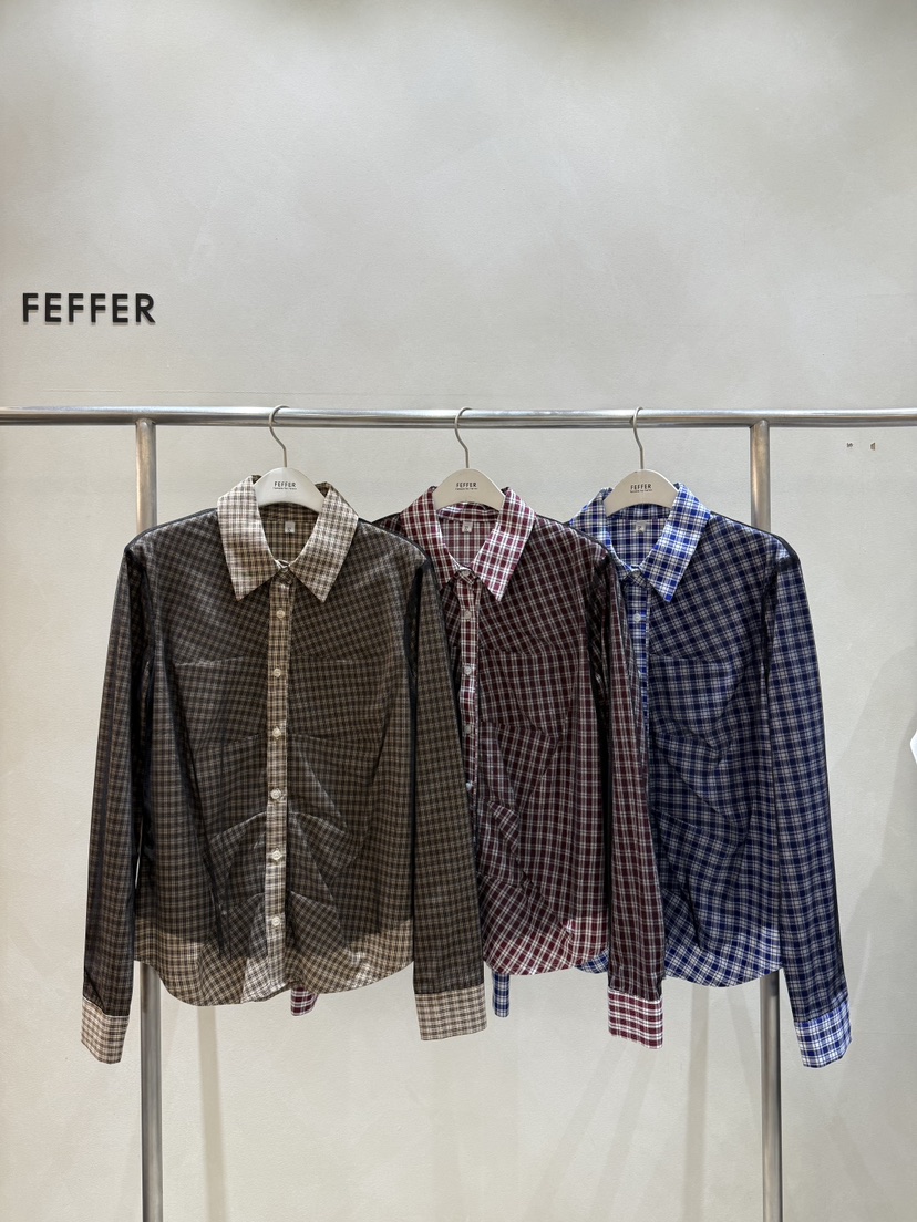 FEFFER東大門㊣代購女士新款休閑時尚職業人氣熱賣襯衫蕾絲衫FEFFER襯衫/蕾絲衫