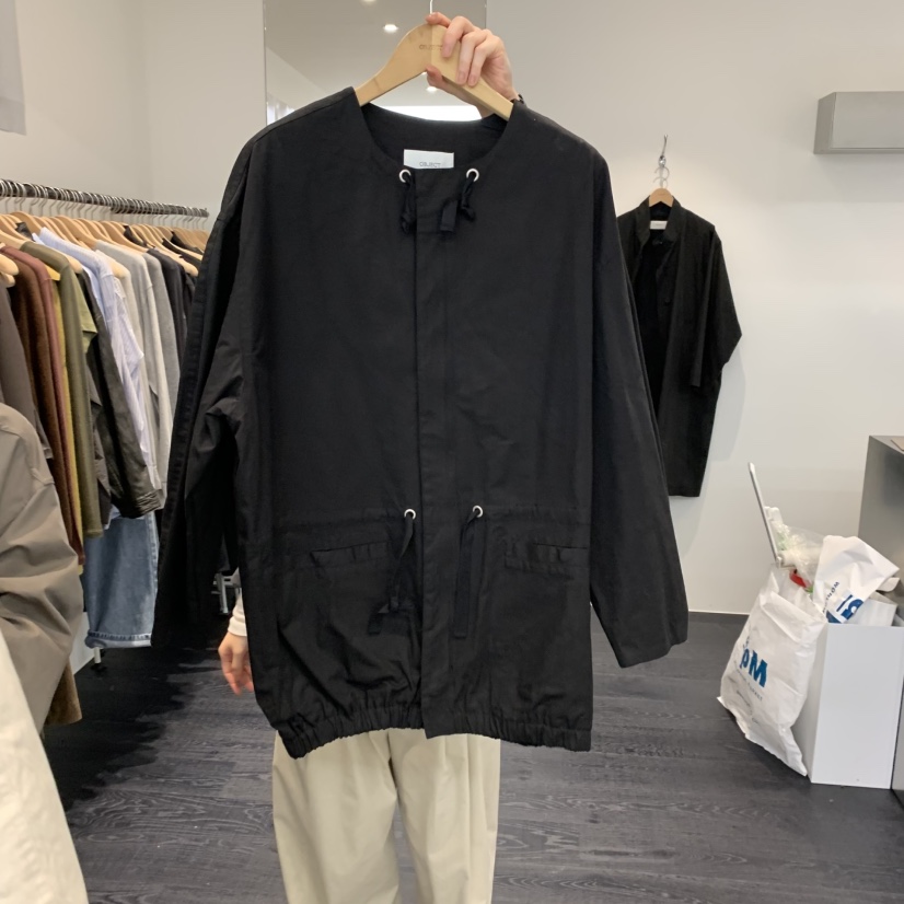 OBJECT韓國代購㊣女裝新品時尚推薦熱賣25秋冬真品夾克棉質OBJECT夾克圖色2