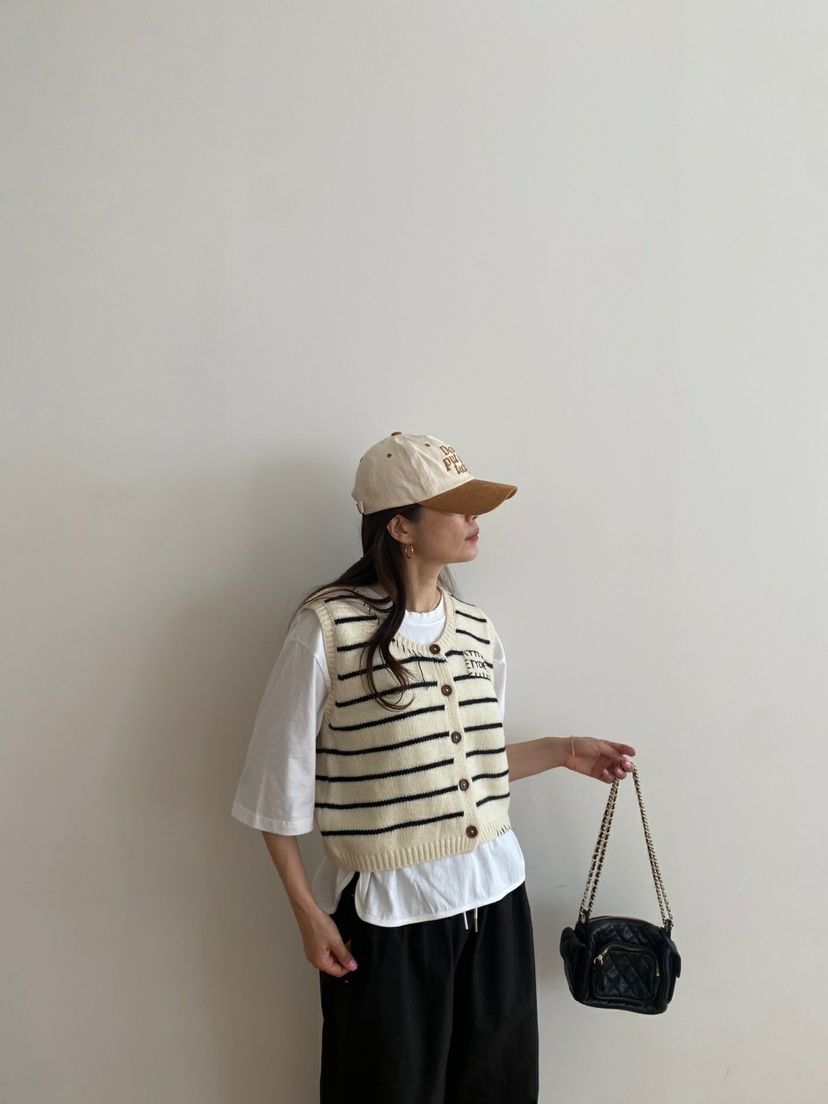 YESFREE韓國直郵㊣女士新品休閑人氣真品熱賣職業時尚25秋冬馬甲YESFREE馬甲