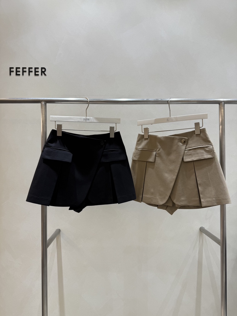 FEFFER韓國直郵㊣女裝新款人氣職業真品時尚休閑熱賣25秋冬裙褲FEFFER裙褲