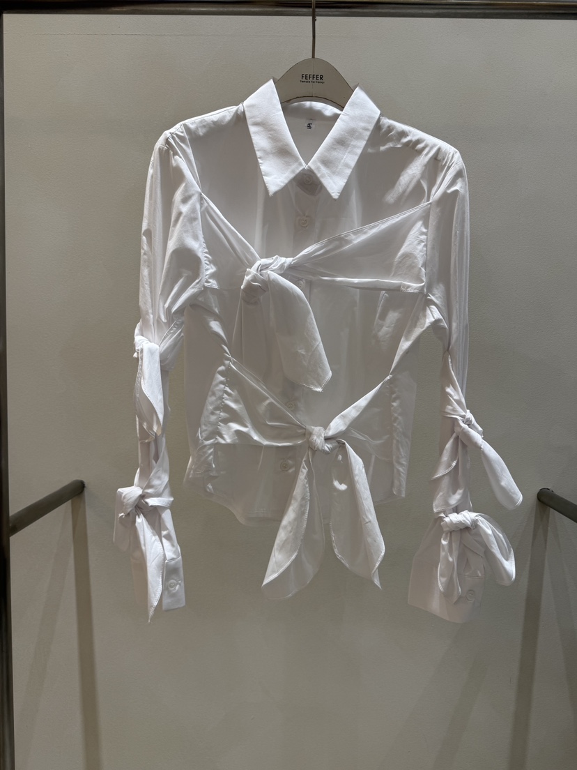 FEFFER韓國代購㊣女裝新品熱賣時尚人氣休閑真品襯衫蕾絲衫FEFFER襯衫/蕾絲衫
