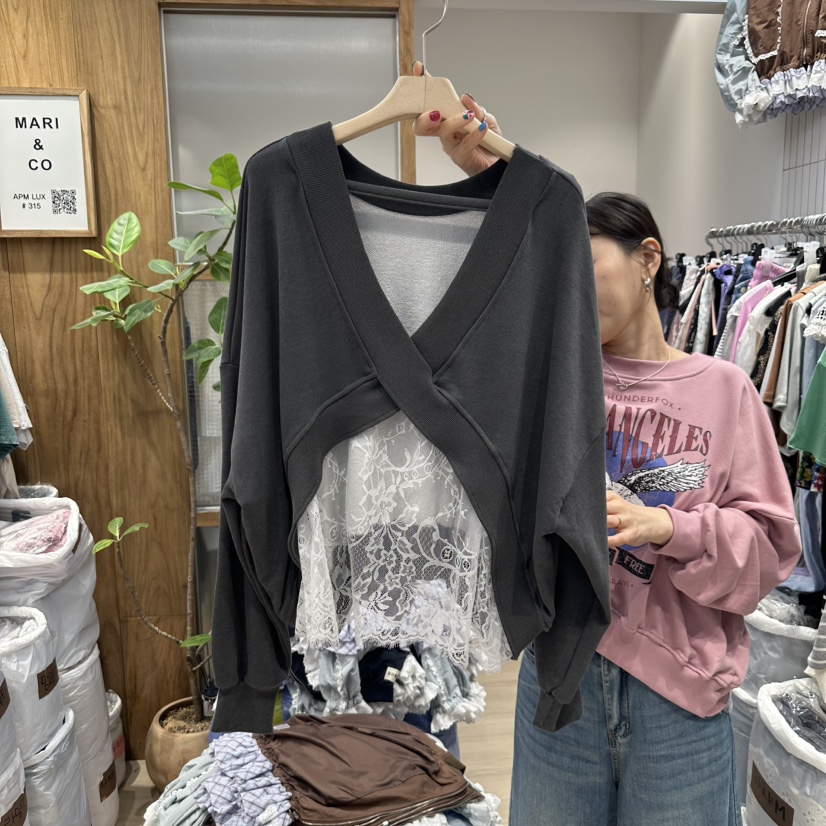 MARI CO東大門㊣代購女裝新款推薦時尚真品25秋冬職業衛衣MARI CO衛衣