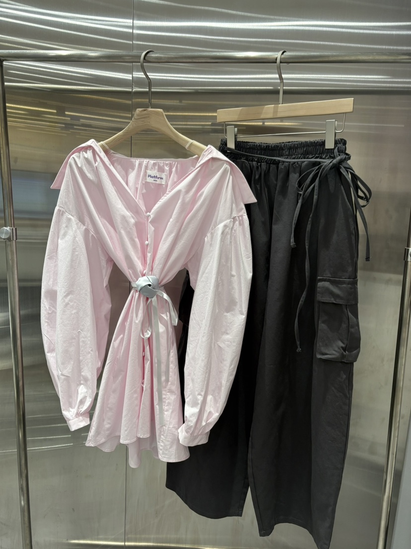 PLATFORM-L東大門㊣實拍女裝新款休閑25秋冬熱賣真品休閑褲PLATFORM休閑褲