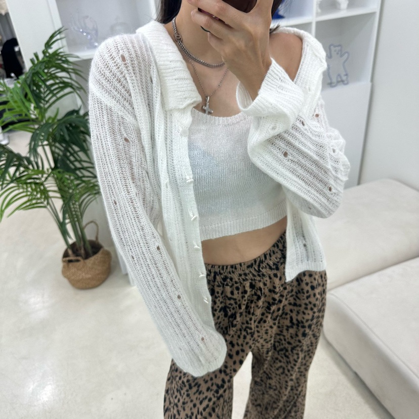SOUIT韓國直郵㊣女裝新品休閑熱賣25秋冬推薦針織衫不含吊帶SOUIT by mabel-L針織衫圖色3