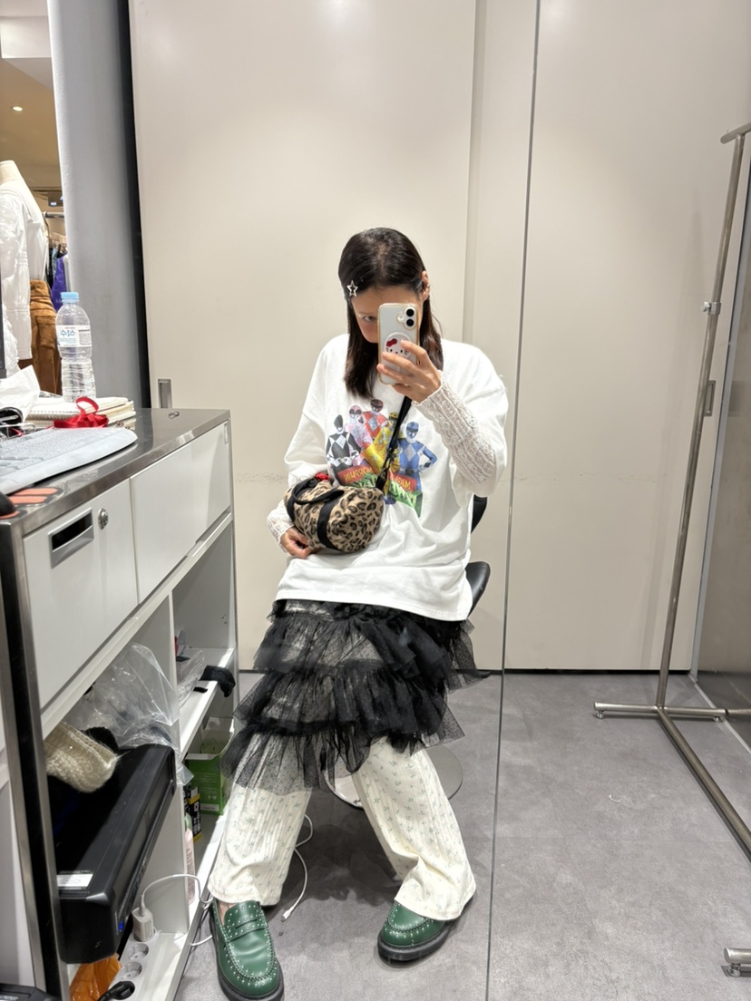 PLATFORM-L韓國直郵㊣女士新品25秋冬職業人氣真品休閑T恤PLATFORMT恤