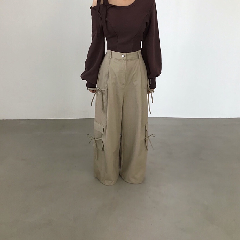 2TWO MOON韓國直郵㊣女士新品人氣職業25秋冬真品休閑休閑褲2TWO MOON休閑褲圖色2