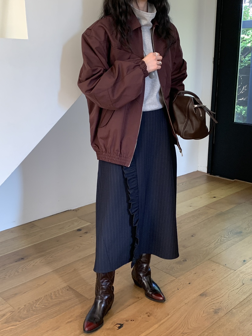 OURS東大門㊣代購女士新品25秋冬人氣推薦休閑半身裙中短裙OURS半身裙/中短裙