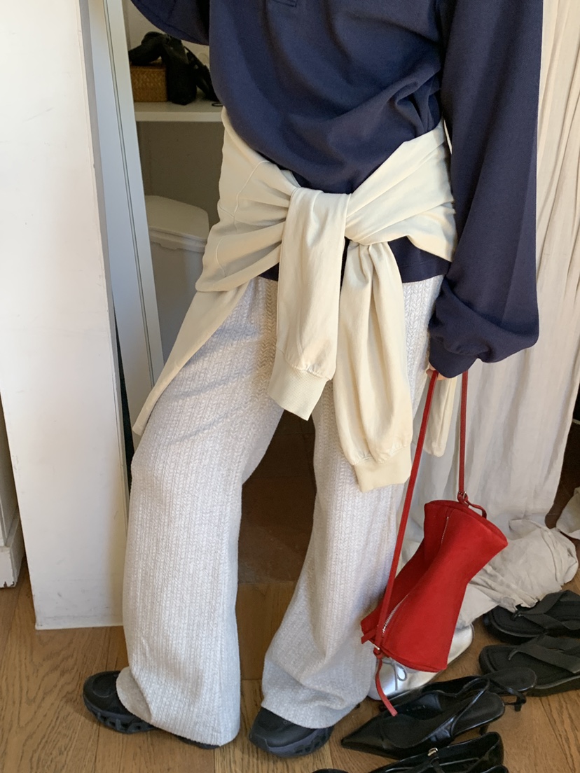OURS韓國代購㊣女士新款真品推薦熱賣人氣25秋冬休閑休閑褲OURS休閑褲