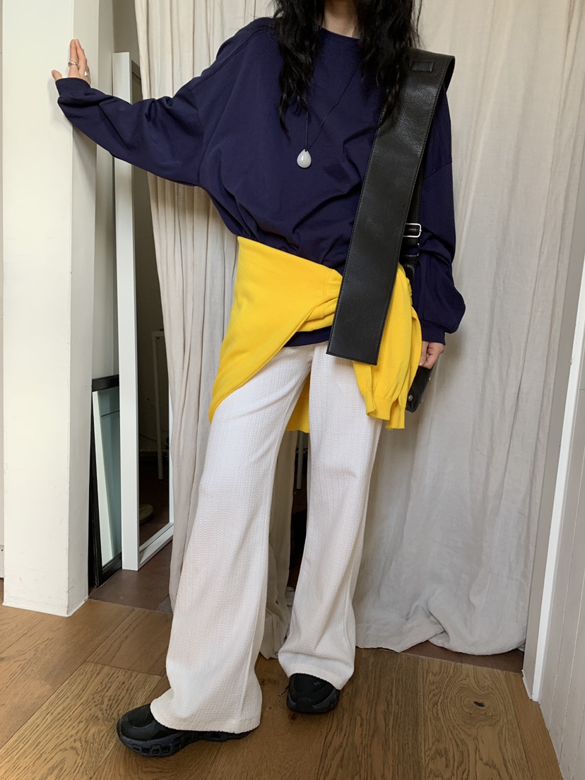 OURS韓國代購㊣女士新款真品推薦熱賣人氣25秋冬休閑休閑褲OURS休閑褲