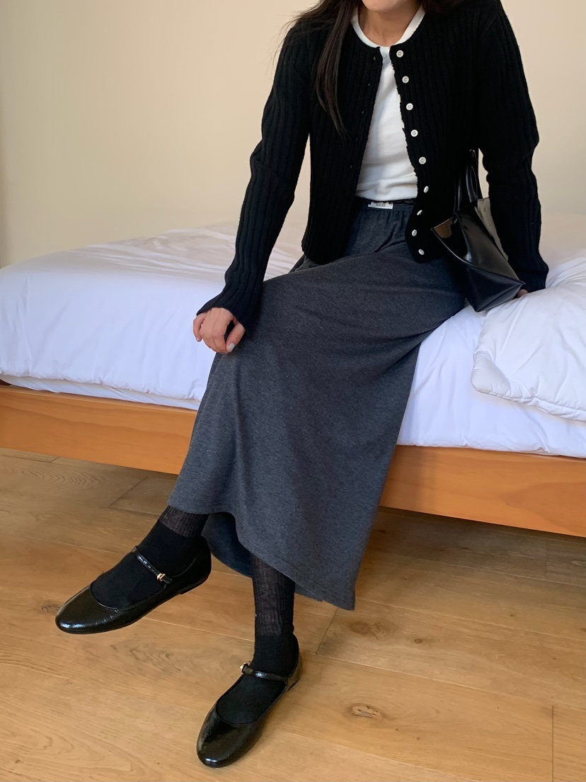 BLEECKER韓國代購㊣女裝新款真品熱賣時尚25秋冬休閑推薦長裙BLEECKER長裙