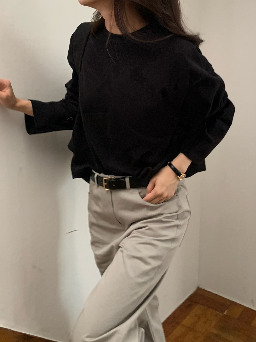 BLEECKER東大門㊣直郵女士新品職業休閑時尚人氣真品長袖T恤BLEECKER長袖T恤