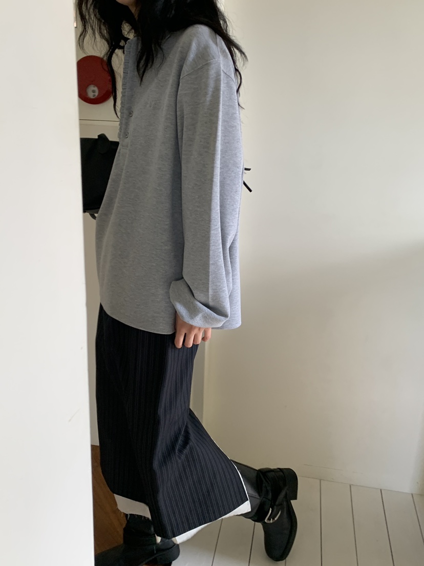 OURS東大門㊣實拍女士新款25秋冬休閑人氣熱賣推薦時尚長袖T恤OURS長袖T恤