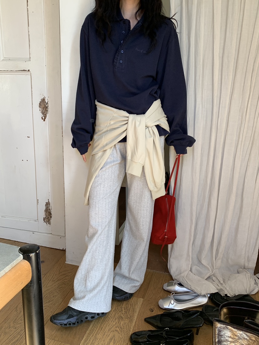 OURS東大門㊣實拍女士新款25秋冬休閑人氣熱賣推薦時尚長袖T恤OURS長袖T恤