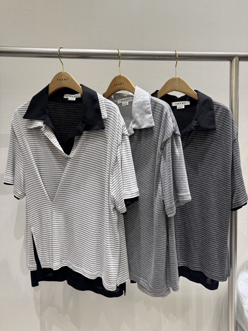 FRANC—L東大門㊣代購女裝新品25秋冬人氣熱賣推薦休閑職業T恤FRANCT恤圖色3左三色