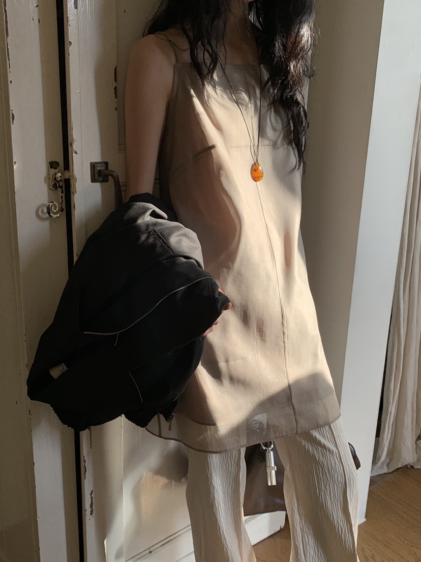 OURS韓國直郵㊣女裝新品25秋冬推薦職業人氣熱賣連衣裙歐根紗OURS連衣裙