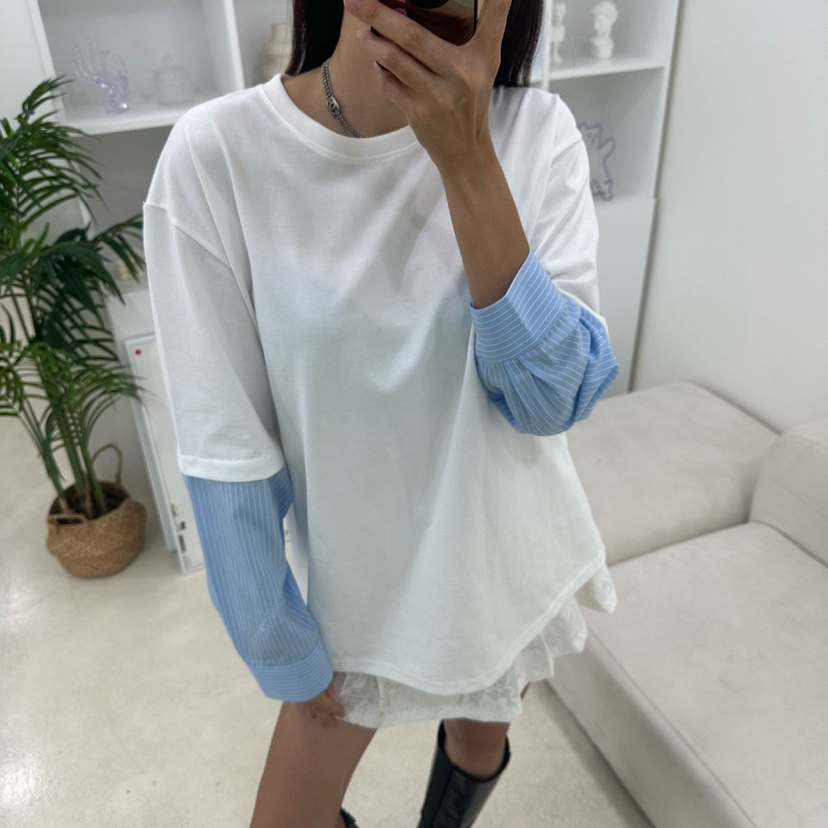 SOUIT東大門㊣直郵女裝新款真品熱賣休閑25秋冬時尚襯衫蕾絲衫SOUIT by mabel-L襯衫/蕾絲衫