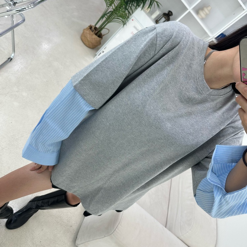 SOUIT東大門㊣直郵女裝新款真品熱賣休閑25秋冬時尚襯衫蕾絲衫SOUIT by mabel-L襯衫/蕾絲衫