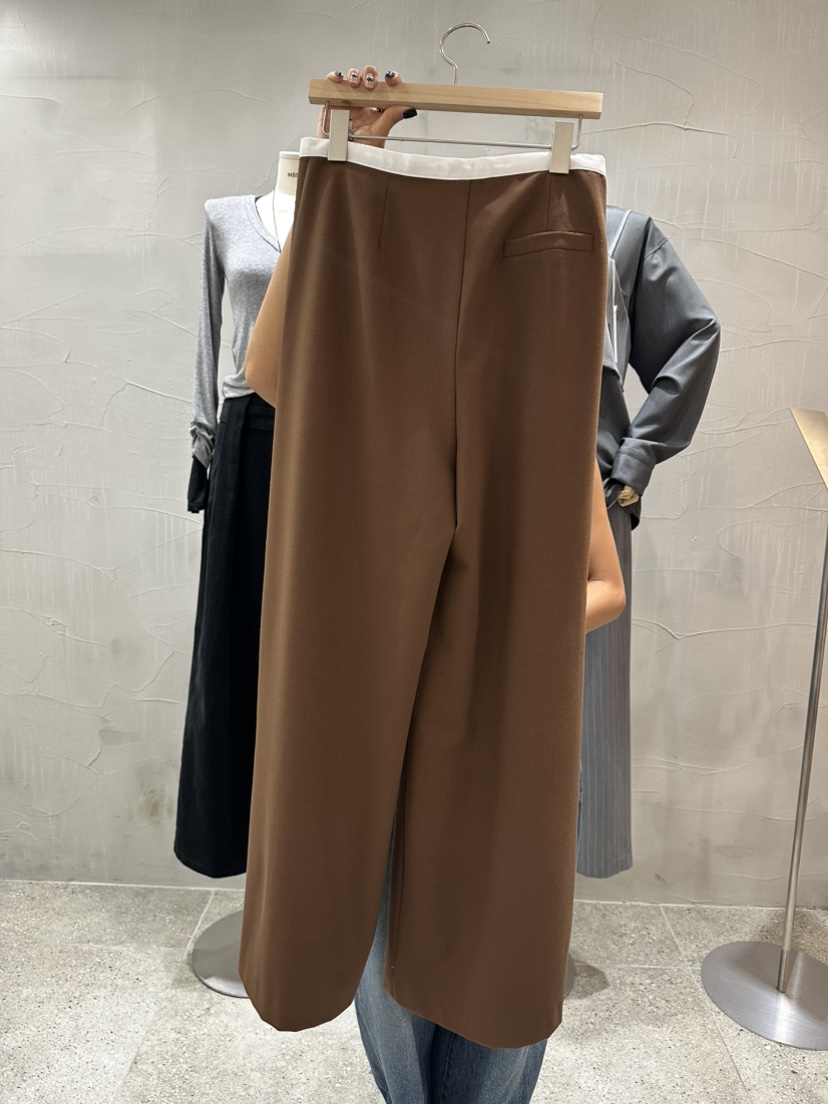 INSSENSE-A東大門㊣代購女士新款真品25秋冬熱賣休閑褲羊毛INSSENSE-A休閑褲