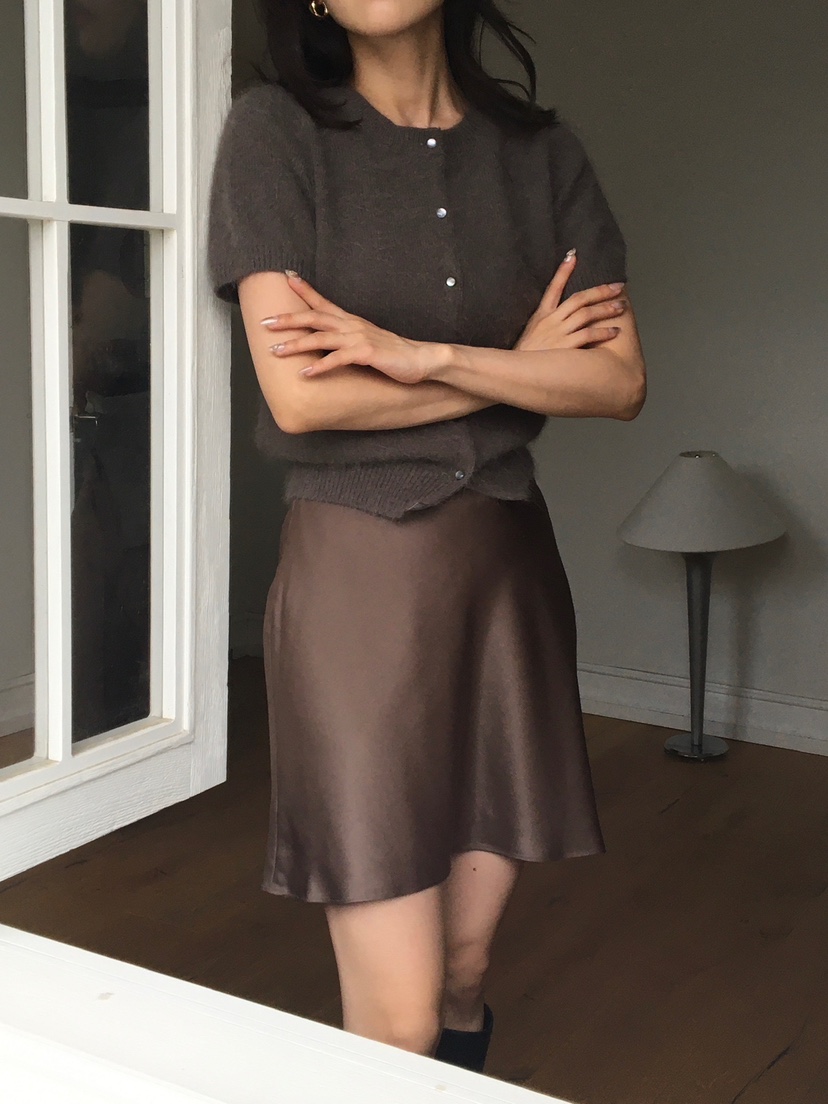 BLEECKER韓國代購㊣女裝新品25秋冬推薦職業真品針織衫安哥拉BLEECKER針織衫
