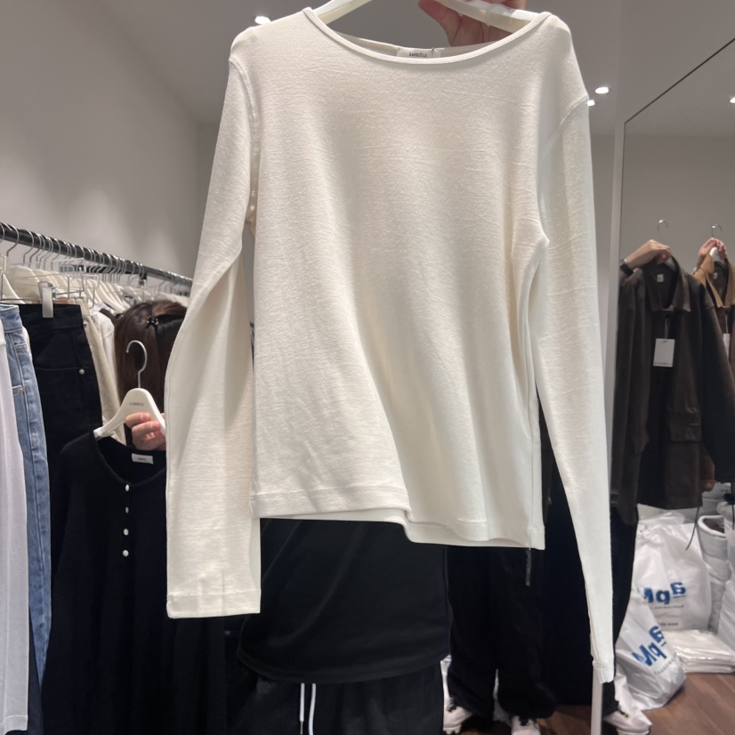 GABRIELLE韓國直郵㊣女裝新品25秋冬真品推薦職業熱賣長袖T恤GABRIELLE長袖T恤圖色3
