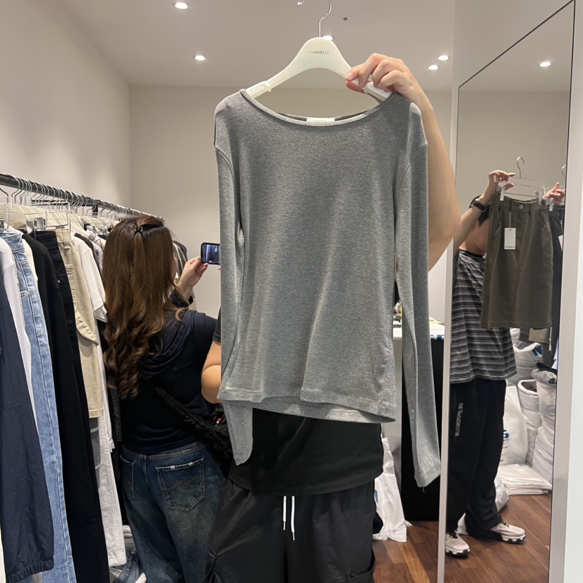 GABRIELLE韓國直郵㊣女裝新品25秋冬真品推薦職業熱賣長袖T恤GABRIELLE長袖T恤圖色5