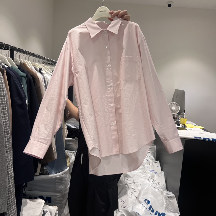 GABRIELLE東大門㊣代購女裝新品25秋冬推薦真品人氣襯衫蕾絲衫GABRIELLE襯衫/蕾絲衫圖色2