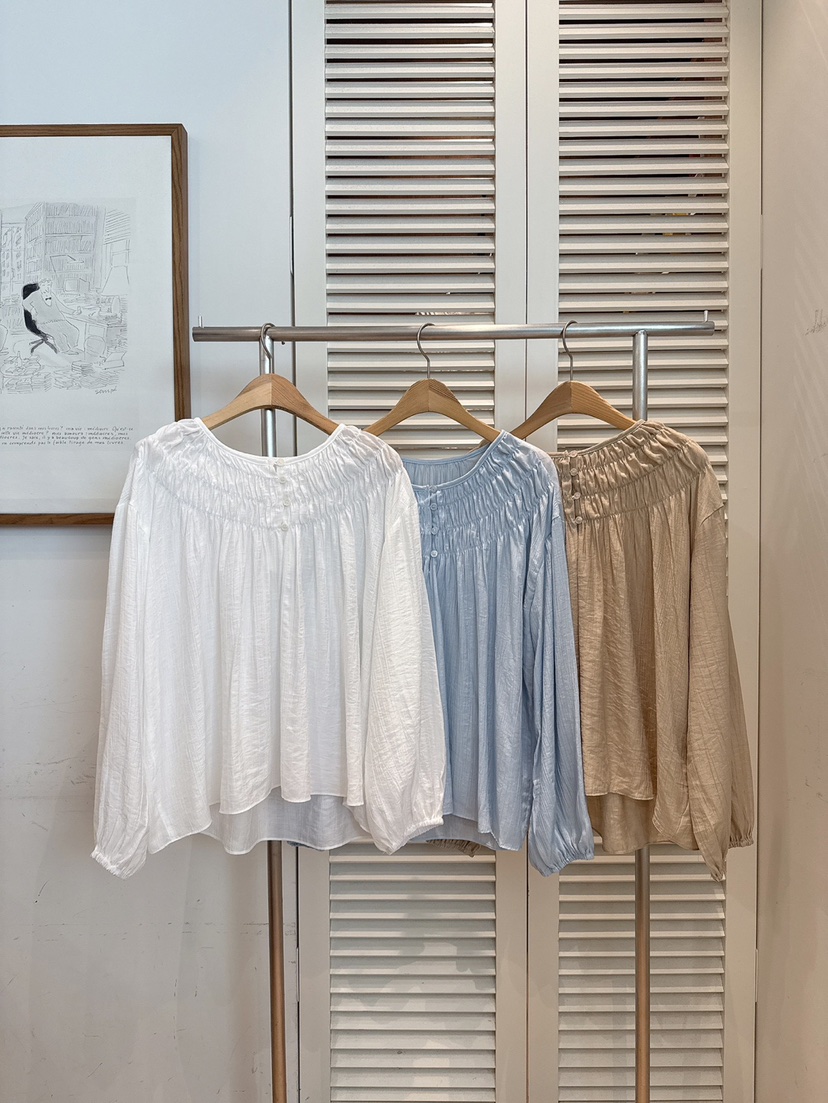 FAVE-L東大門㊣直郵女裝新品推薦真品休閑25秋冬襯衫蕾絲衫FAVE-L襯衫/蕾絲衫